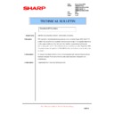 Sharp AR-M300 (serv.man24) Technical Bulletin