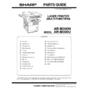 Sharp AR-M300 (serv.man9) Parts Guide