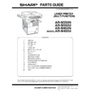 Sharp AR-M35, AR-M450 (serv.man31) Parts Guide