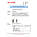 Sharp AR-M700 (serv.man148) Technical Bulletin