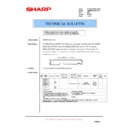 Sharp AR-M700 (serv.man163) Technical Bulletin