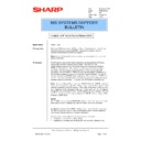 Sharp AR-NC3D (serv.man26) Technical Bulletin