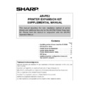 ar-pb2 (serv.man6) user guide / operation manual