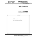 Sharp AR-PE3 (serv.man5) Parts Guide