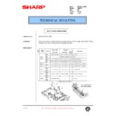Sharp AR-SP3 (serv.man9) Technical Bulletin