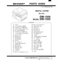 Sharp DM-1500 (serv.man3) Parts Guide