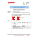 Sharp MX-2300N, MX-2700N, MX-2300G, MX-2700G, MX-2300FG, MX-2700FG (serv.man156) Technical Bulletin