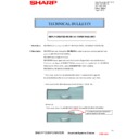 Sharp MX-2610N, MX-3110N, MX-3610N (serv.man160) Technical Bulletin