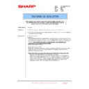 Sharp MX-2610N, MX-3110N, MX-3610N (serv.man224) Technical Bulletin
