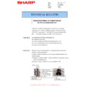 Sharp MX-2614N, MX-3114N (serv.man32) Technical Bulletin