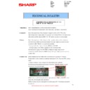 Sharp MX-2614N, MX-3114N (serv.man85) Technical Bulletin