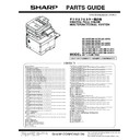 mx-3050n, mx-3060n, mx-3070n, mx-3550n, mx-3560n, mx-3570n, mx-4050n, mx-4060n, mx-4070n (serv.man11) parts guide