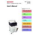 mx-3050n, mx-3060n, mx-3070n, mx-3550n, mx-3560n, mx-3570n, mx-4050n, mx-4060n, mx-4070n (serv.man30) user guide / operation manual