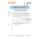 Sharp MX-3500N, MX-3501N, MX-4500N, MX-4501N (serv.man111) Technical Bulletin