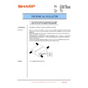 Sharp MX-3500N, MX-3501N, MX-4500N, MX-4501N (serv.man113) Technical Bulletin