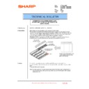 Sharp MX-3500N, MX-3501N, MX-4500N, MX-4501N (serv.man116) Technical Bulletin