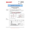 Sharp MX-3500N, MX-3501N, MX-4500N, MX-4501N (serv.man153) Technical Bulletin