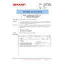 Sharp MX-4100N, MX-4101N, MX-5000N, MX-5001N (serv.man133) Technical Bulletin