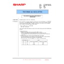 Sharp MX-4100N, MX-4101N, MX-5000N, MX-5001N (serv.man141) Technical Bulletin