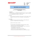 Sharp MX-4100N, MX-4101N, MX-5000N, MX-5001N (serv.man80) Technical Bulletin