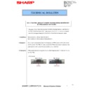 Sharp MX-4100N, MX-4101N, MX-5000N, MX-5001N (serv.man84) Technical Bulletin