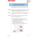 Sharp MX-4100N, MX-4101N, MX-5000N, MX-5001N (serv.man86) Technical Bulletin