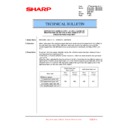 Sharp MX-4100N, MX-4101N, MX-5000N, MX-5001N (serv.man87) Technical Bulletin