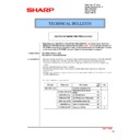 Sharp MX-4100N, MX-4101N, MX-5000N, MX-5001N (serv.man95) Technical Bulletin