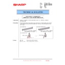 Sharp MX-4100N, MX-4101N, MX-5000N, MX-5001N (serv.man98) Technical Bulletin