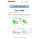 Sharp MX-4140N, MX-4141N, MX-5140N, MX-5141N (serv.man112) Technical Bulletin