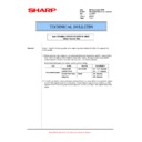 Sharp MX-6201N, MX-7001N (serv.man121) Technical Bulletin