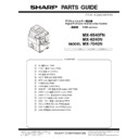 Sharp MX-6240N, MX-7040N (serv.man36) Parts Guide