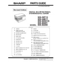 Sharp MX-B201D (serv.man11) Parts Guide