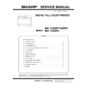 mx-c300p, mx-c300pe, mx-c300pl service manual