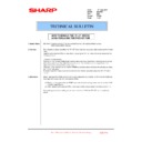 Sharp MX-FN11 (serv.man14) Technical Bulletin