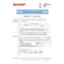 Sharp MX-FN21, MX-FN22, MX-PN13 (serv.man33) Technical Bulletin
