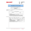 Sharp MX-FN21, MX-FN22, MX-PN13 (serv.man35) Technical Bulletin