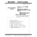 Sharp MX-FXX1 (serv.man3) Parts Guide