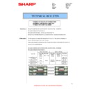 Sharp MX-M160, MX-M160D, MX-M160DK (serv.man23) Technical Bulletin