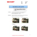 Sharp MX-M160, MX-M160D, MX-M160DK (serv.man25) Technical Bulletin