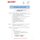 Sharp MX-M160, MX-M160D, MX-M160DK (serv.man27) Technical Bulletin