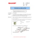 Sharp MX-M160, MX-M160D, MX-M160DK (serv.man36) Technical Bulletin