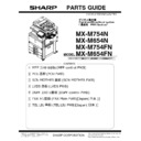 Sharp MX-M654N, MX-M754N (serv.man10) Parts Guide