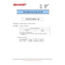 Sharp MX-M654N, MX-M754N (serv.man54) Technical Bulletin