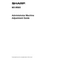 Sharp MX-M905 (serv.man7) User Guide / Operation Manual