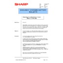 sharpfind v4 (serv.man19) technical bulletin