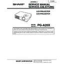 Sharp PG-A20X (serv.man2) Specification