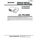 Sharp PG-A20X (serv.man3) Service Manual