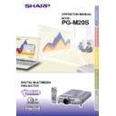 Sharp PG-M20S (serv.man26) User Guide / Operation Manual