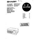 Sharp XG-3795E (serv.man4) User Guide / Operation Manual